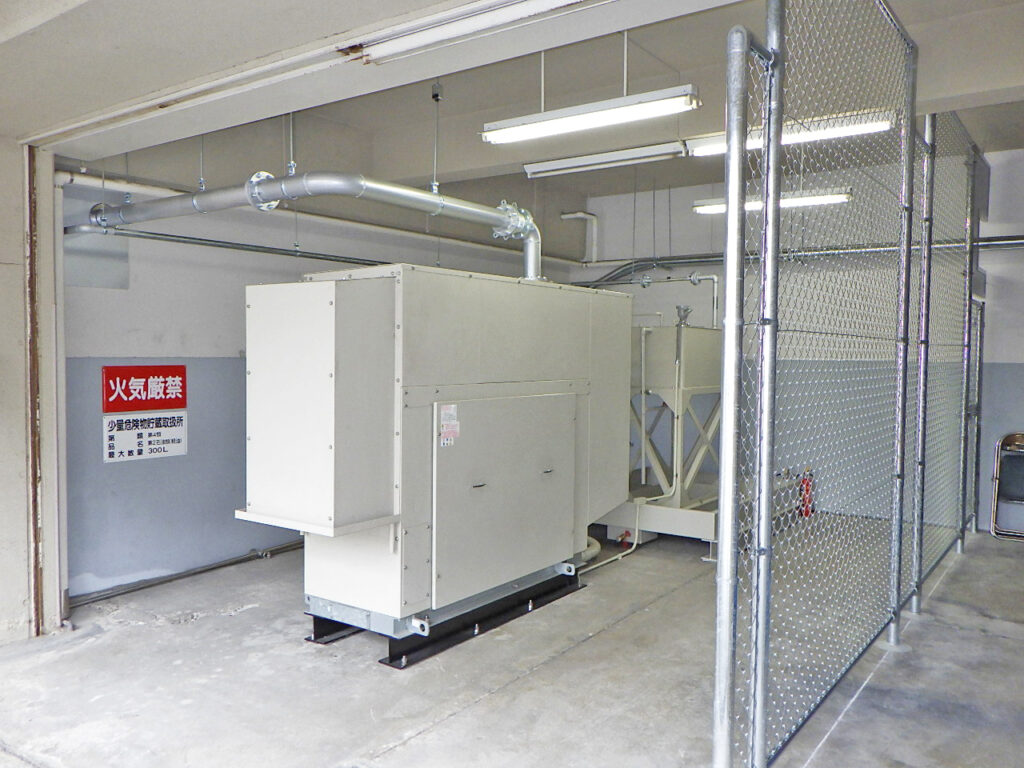 松山東警察署非常用発電設備移設工事